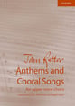 Anthems and Choral Songs SSAA Choral Score cover
